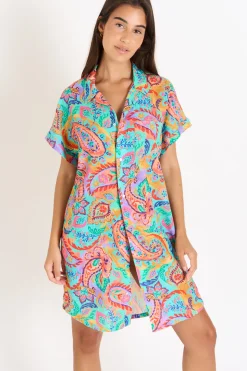 CHEMISE Bleu PALACA COTPRASLIN