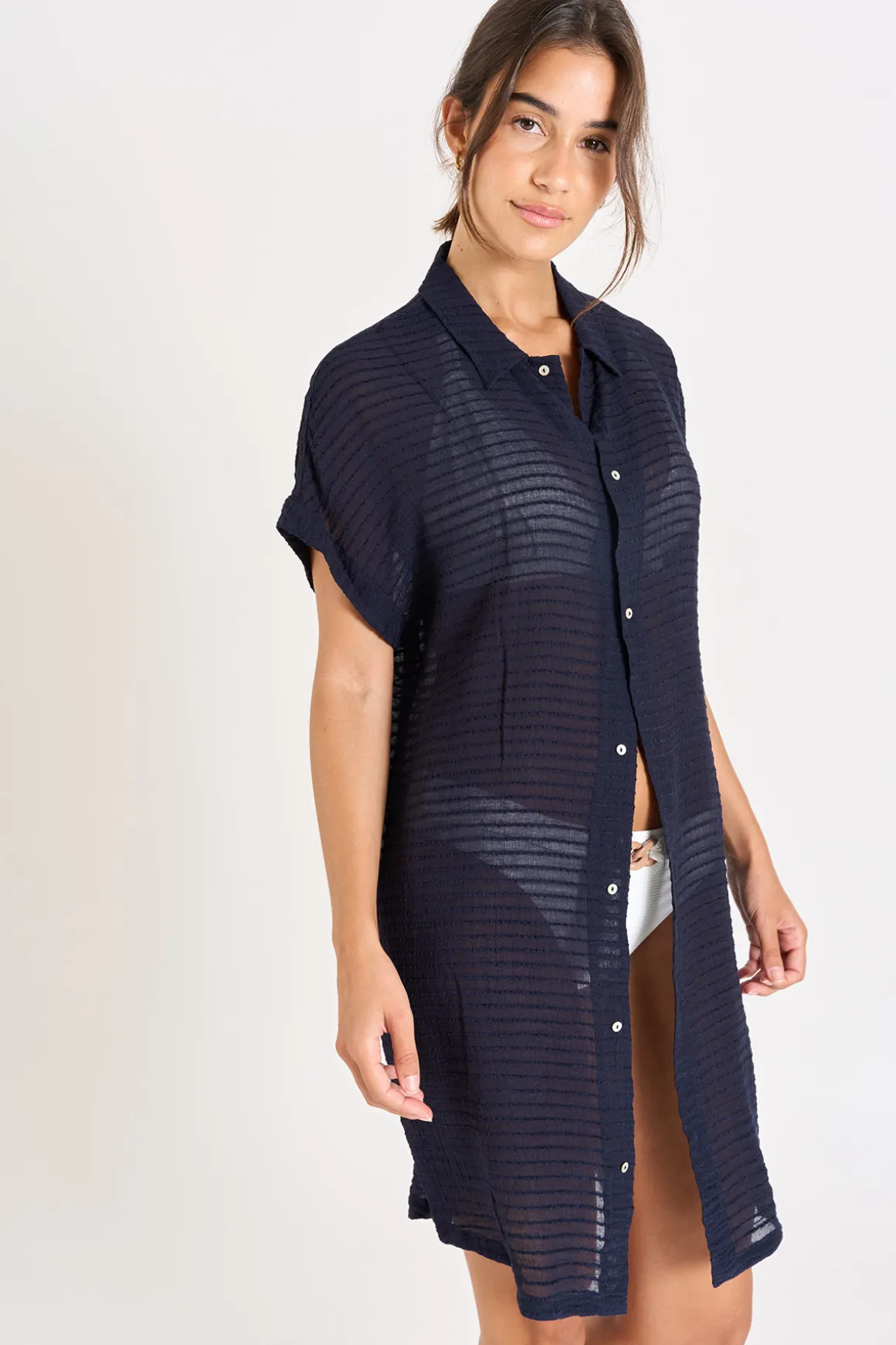 CHEMISE Bleu PALACA SOLOBEACH