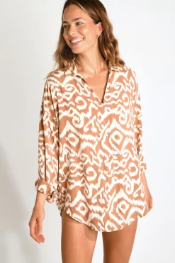 CHEMISE Marron AMANDINE GAROUPE