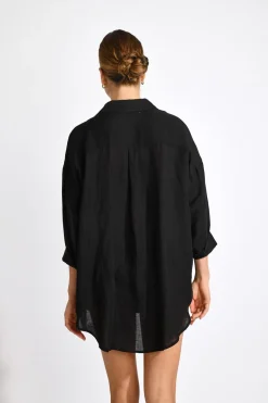 CHEMISE Noir AMANDINE ALAGOA