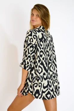 CHEMISE Noir SARAH LIMANIA