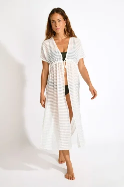 Kimono Blanc LIZAE PINEDE