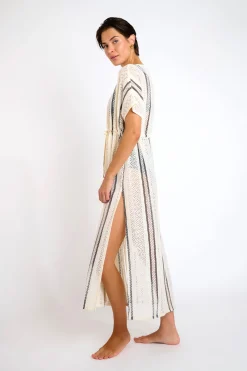 Kimono Ecru LIZAE MAYBOURNE