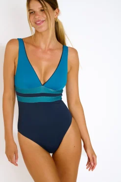 MAILLOT 1 PIECE Bleu AMBRE FORMOSA