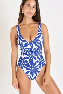 MAILLOT 1 PIECE Bleu NAZARE PYLA