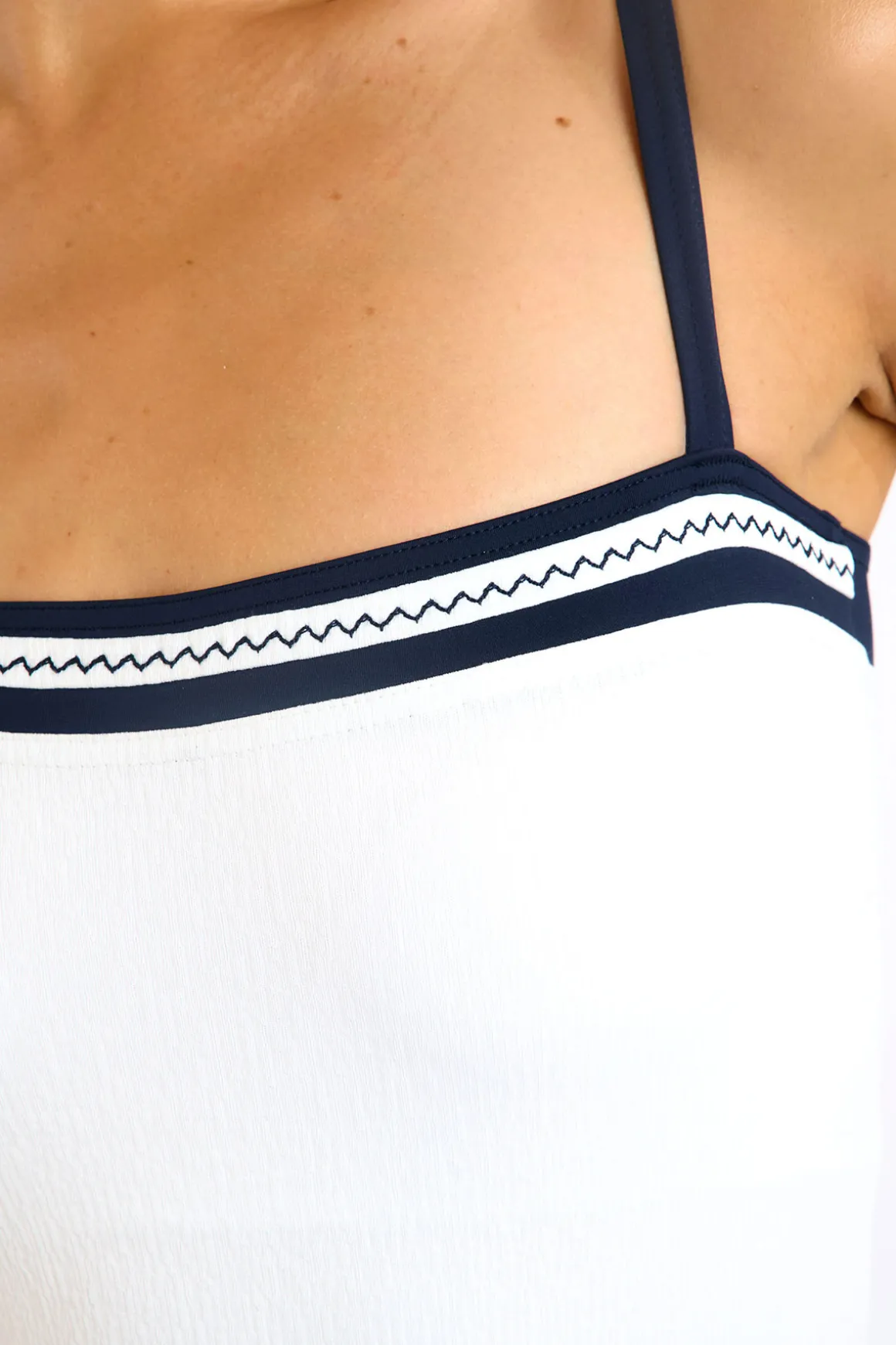 MAILLOT 1 PIECE Ecru JANINA AMORGOS