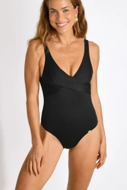 MAILLOT 1 PIECE Noir AUDELIA NAXOS