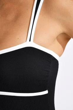 MAILLOT 1 PIECE Noir DELFINA MADRYN