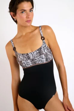 MAILLOT 1 PIECE Noir ESCONA SKINARIA