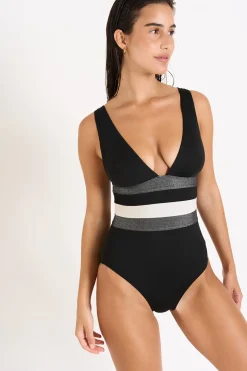 MAILLOT 1 PIECE Noir NICOLE NAXOS