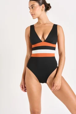 MAILLOT 1 PIECE Noir NICOLE OSTEA