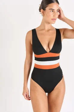MAILLOT 1 PIECE Noir NICOLE OSTEA