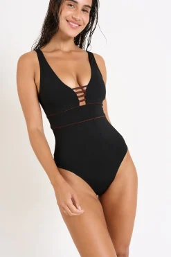 MAILLOT 1 PIECE Noir SUZELLE ESTANY