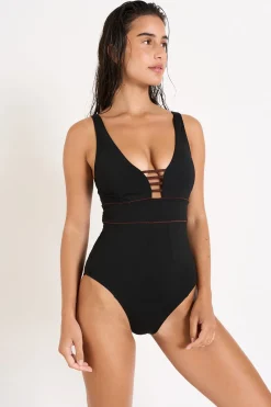 MAILLOT 1 PIECE Noir SUZELLE ESTANY