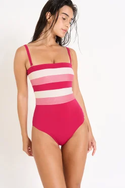 MAILLOT 1 PIECE Rose LEONIE NAXOS
