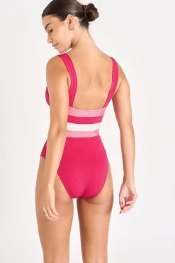 MAILLOT 1 PIECE Rose NICOLE NAXOS