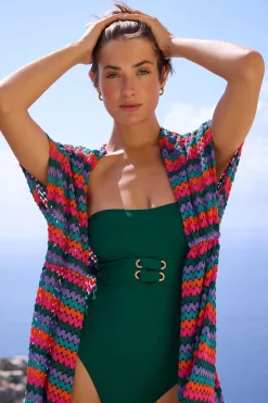 MAILLOT 1 PIECE Vert BLANCA XANACA