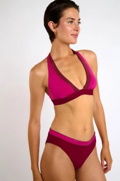 Maillot de bain 2 pièces bordeaux BRUME & BHARTIE FORMOSA