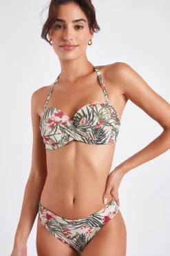 Maillot de bain 2 pièces écru Marthe & Mauve Manglares