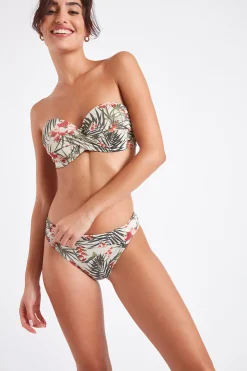 Maillot de bain 2 pièces écru Marthe & Mauve Manglares