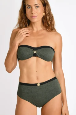 Maillot de bain 2 pièces kaki NOOR & DALTA DAGMARA