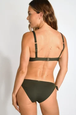 Maillot de bain 2 pièces kaki SASKIA & JUSTE HERMOSO