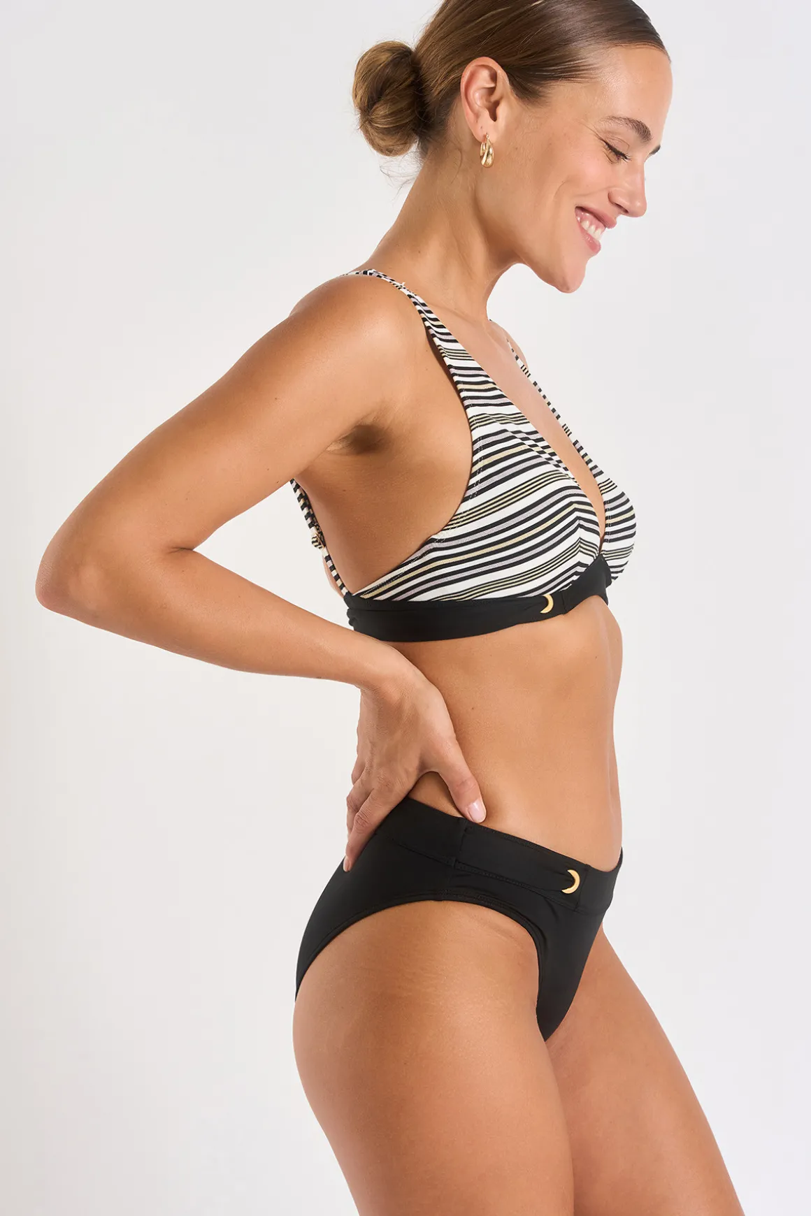 maillot de bain 2 pièces noir MAYLIS & BRUNE ALLIAGE