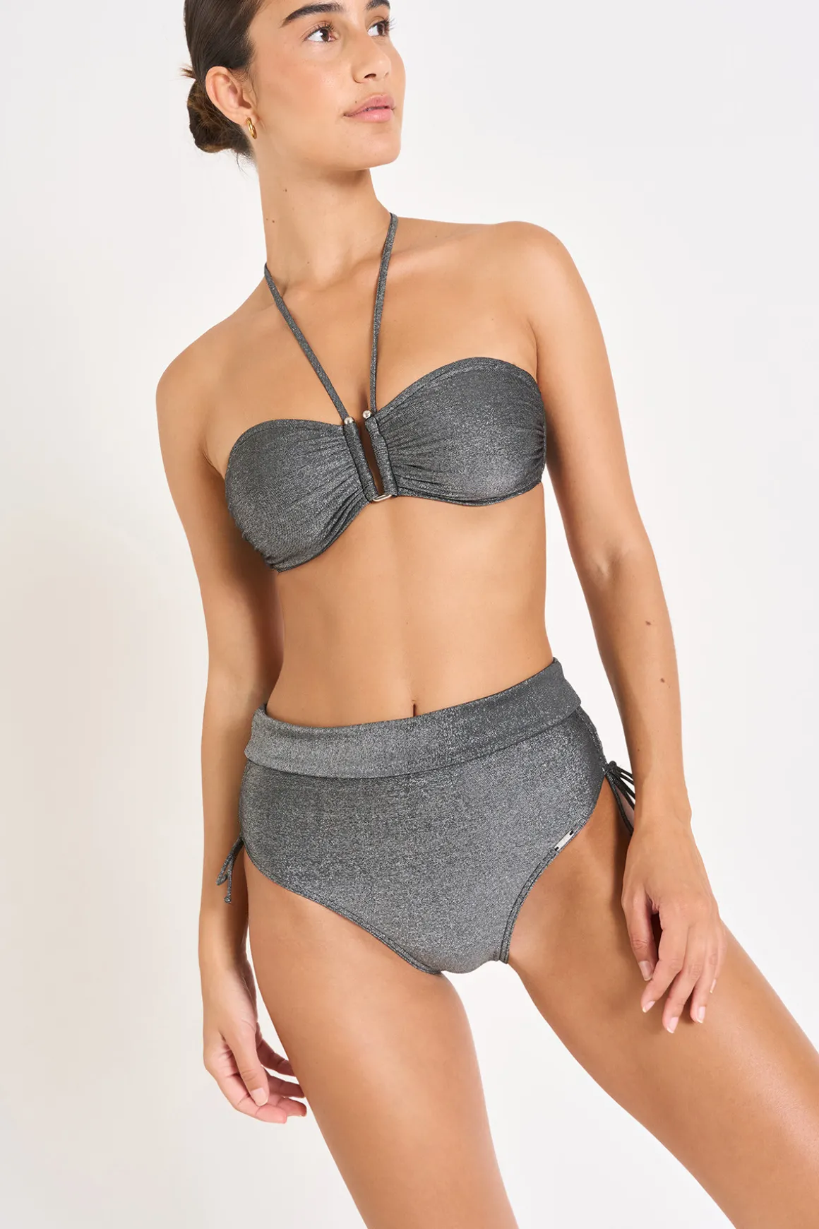 Maillot de bain 2 pièces noir FEDYA & DIOME ADAMAN