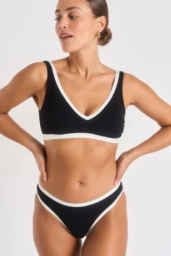 maillot de bain 2 pièces noir LOCANA & REINE PAIMPOL