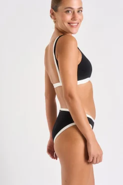 maillot de bain 2 pièces noir LOCANA & REINE PAIMPOL