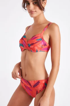 Maillot de bain 2 pièces papaye Saskia & Mauve Colorea