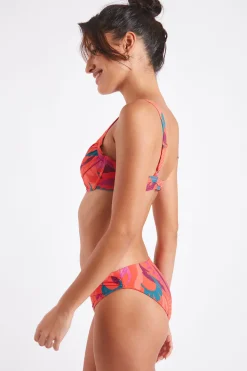 Maillot de bain 2 pièces papaye Saskia & Mauve Colorea