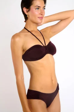 Maillot de bain 2 pièces prune FEDYA & STAEL MANDRAKI