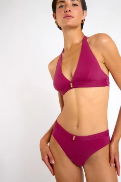 Maillot de bain 2 pièces triangle rose BAYRO & IRMA EDEN