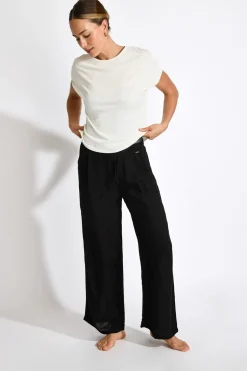 PANTALON BEACHWEAR Noir ALYA ALAGOA