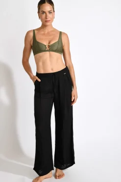 PANTALON BEACHWEAR Noir ALYA ALAGOA