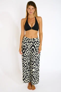 PANTALON BEACHWEAR Noir ALYA LIMANIA