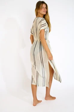 ROBE BEACHWEAR Ecru AKYRA MAYBOURNE