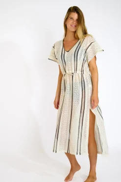 ROBE BEACHWEAR Ecru AKYRA MAYBOURNE