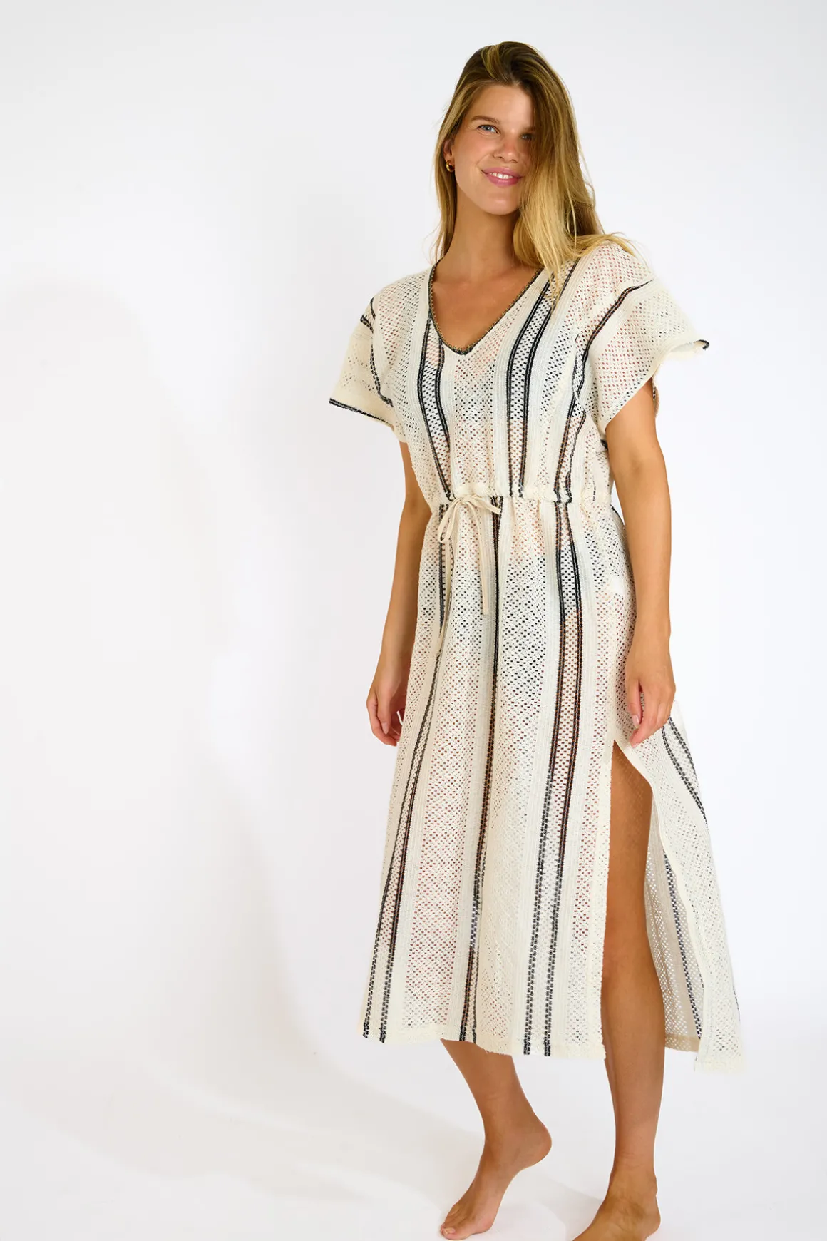 ROBE BEACHWEAR Ecru AKYRA MAYBOURNE
