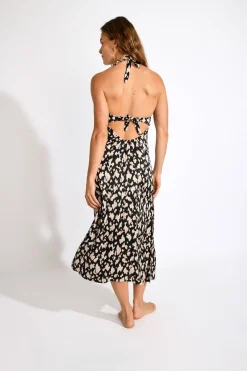 ROBE BEACHWEAR Noir DIANELLA BAVAROSAT