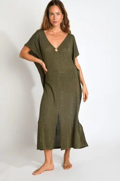 Robe de plage Kaki FABIOLA HAMAMET
