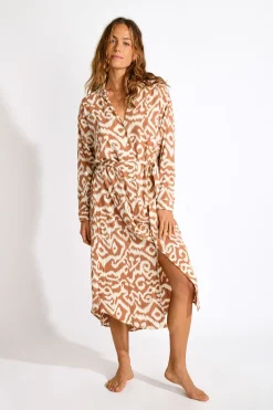 ROBE Marron SALINE GAROUPE