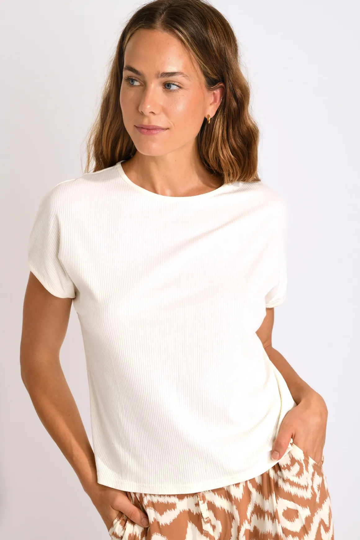 TSHIRT Blanc YALDA VARGAS
