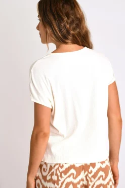 TSHIRT Blanc YALDA VARGAS