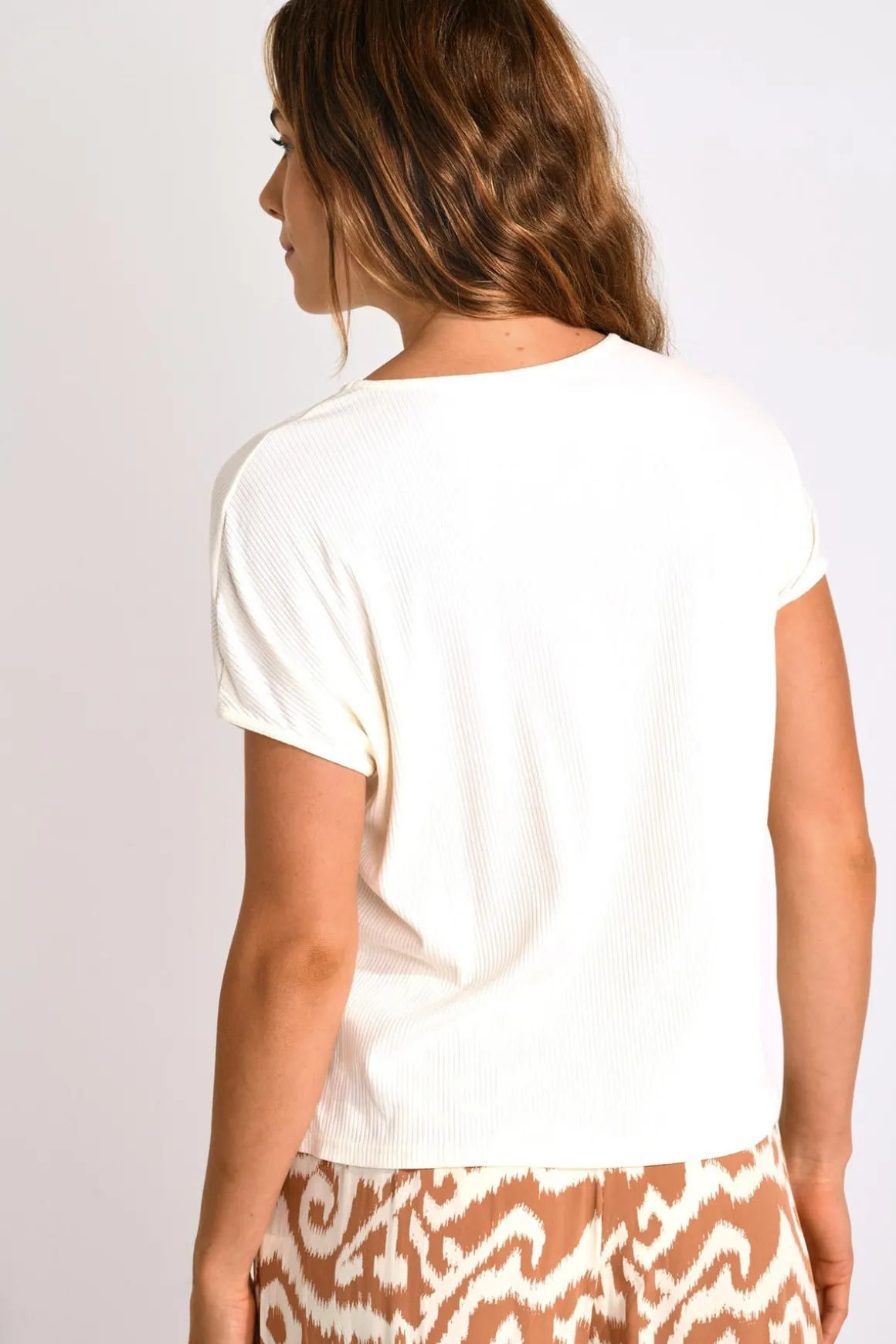 TSHIRT Blanc YALDA VARGAS