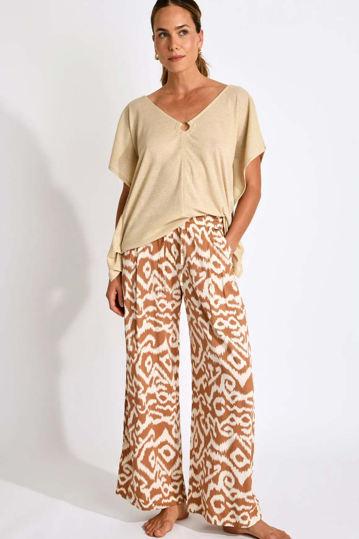 TUNIQUE BEACHWEAR Mordoré YASMINE HAMAMET