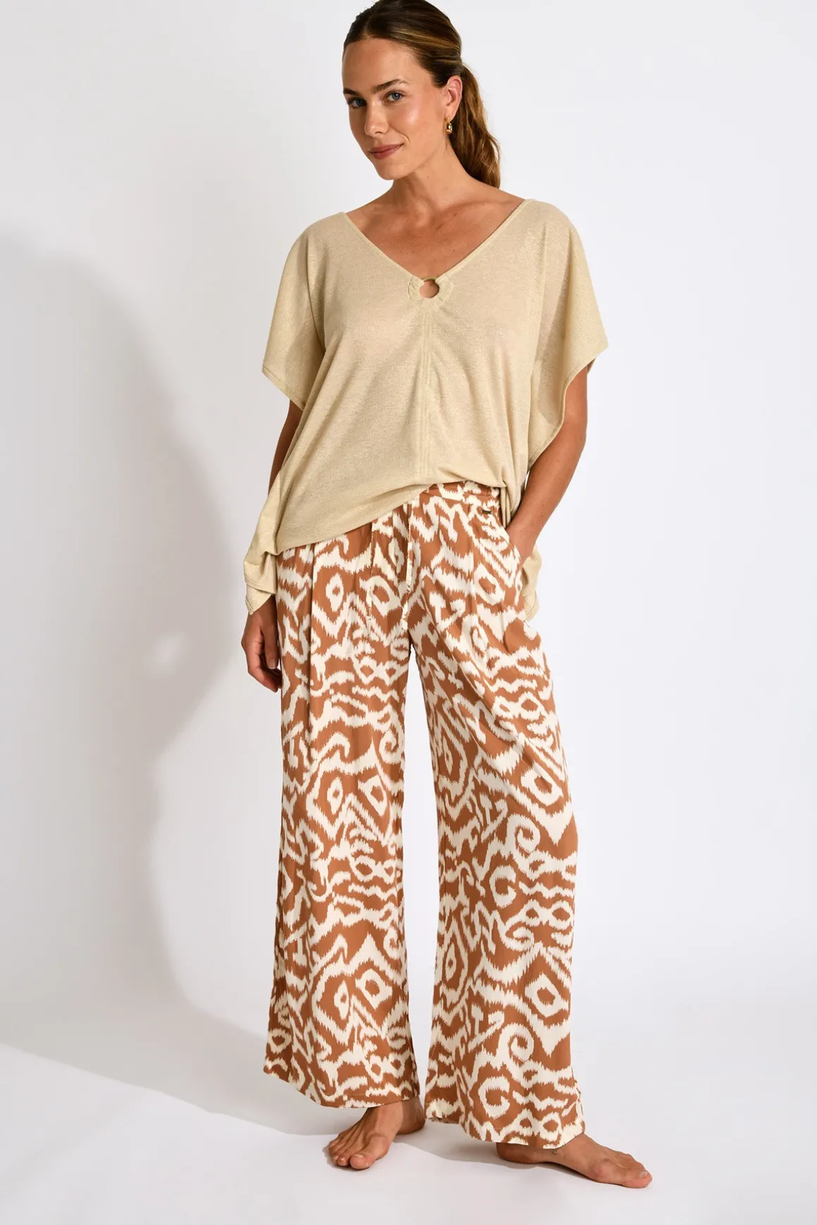 TUNIQUE BEACHWEAR Mordoré YASMINE HAMAMET